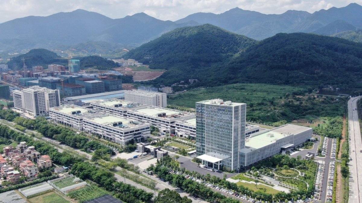 Das Werk von Luxshare ICT, zwischen Shenzhen und Guangzhou. Fotografieren ist hier verboten. ©Luxshare ICT