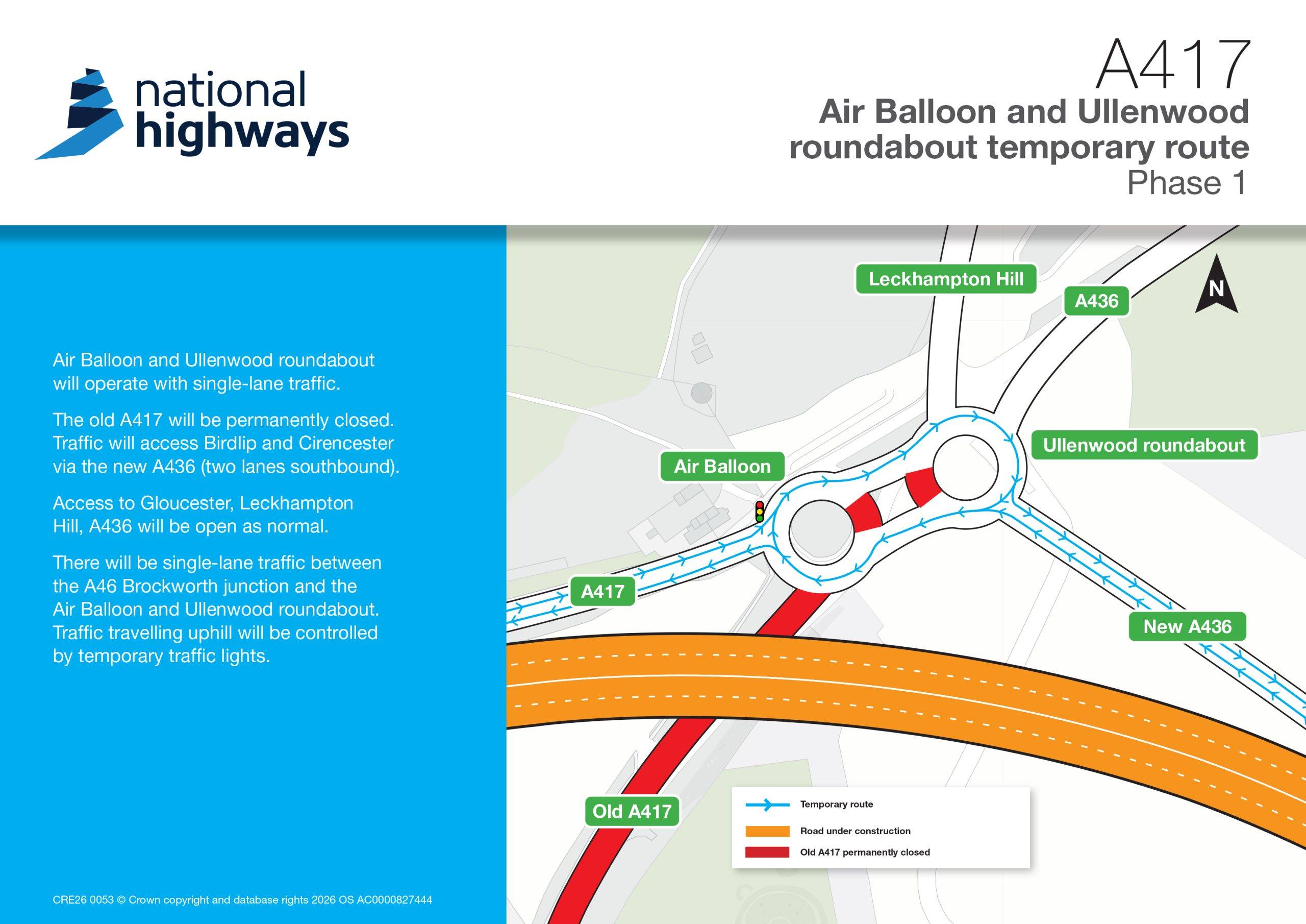 Autofahrer erleben große Verkehrsumstellung beim neuen A417 Ausbauprojekt