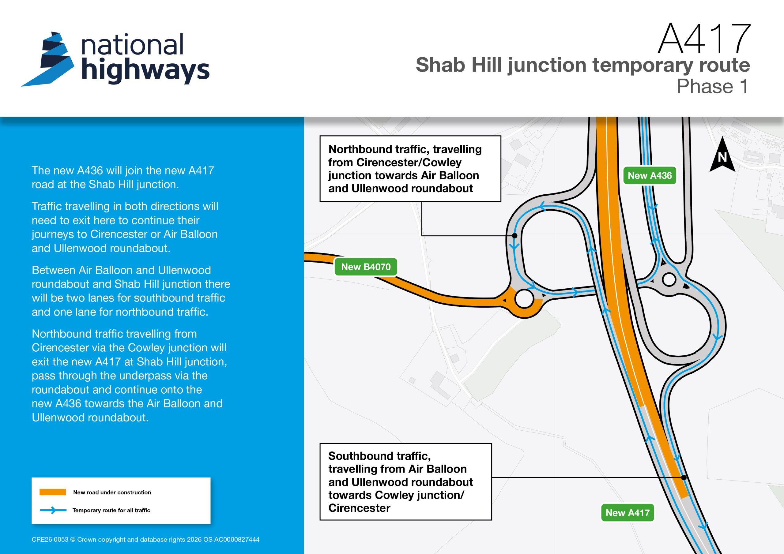 Autofahrer erleben große Verkehrsumstellung beim neuen A417 Ausbauprojekt