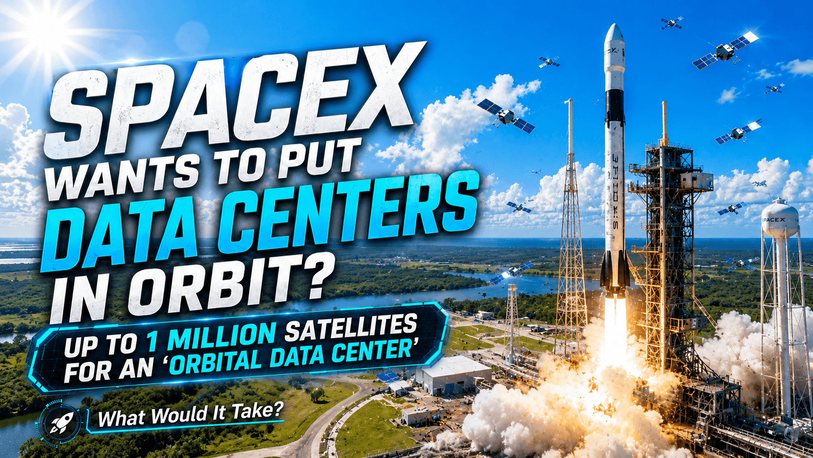SpaceX Wants to Blast Data Centers Into Orbit