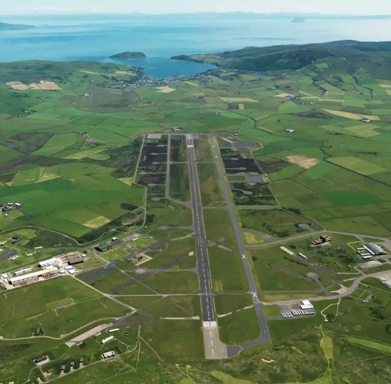Machrihanish 航拍图