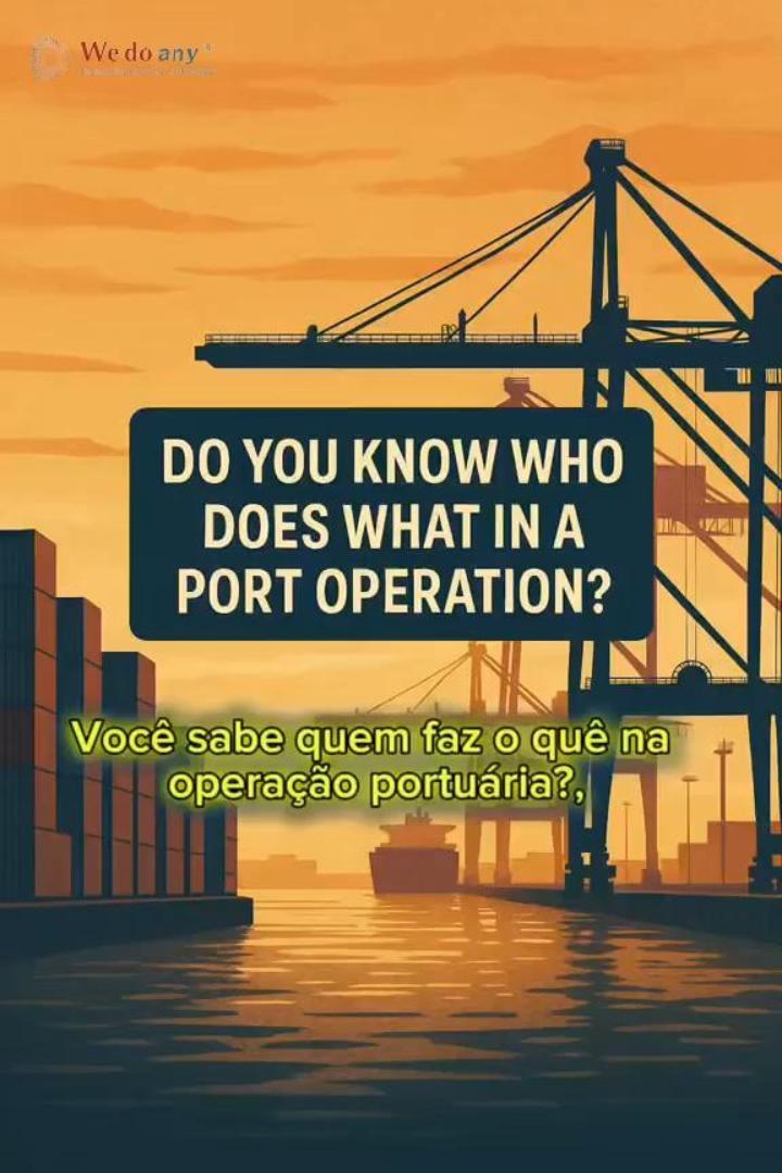 Quem é quem dentro de um terminal portuário ⚓ Cada função tem um papel crítico para que a operação a