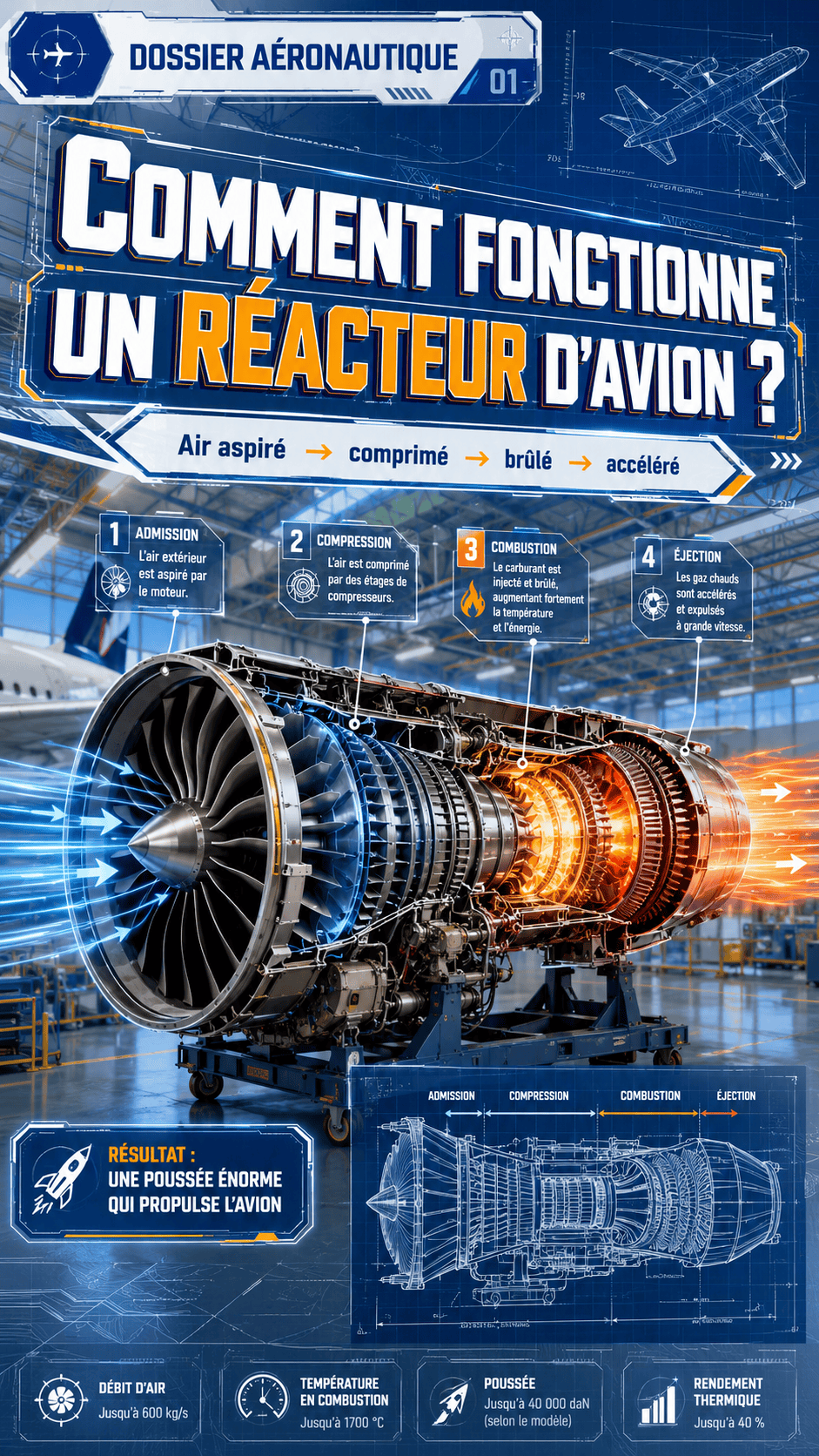 Tu sais comment fonctionne un réacteur d’avion Un réacteur d’avion, c’est simple… mais génial  Air a