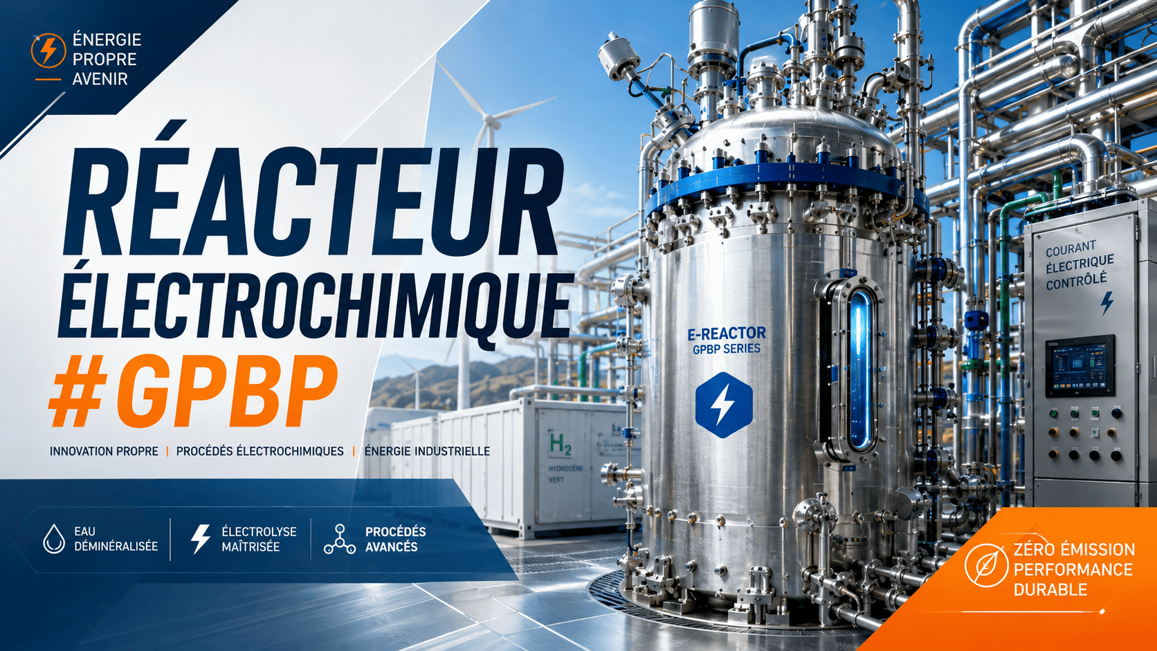Réacteur électrochimique #GPBP