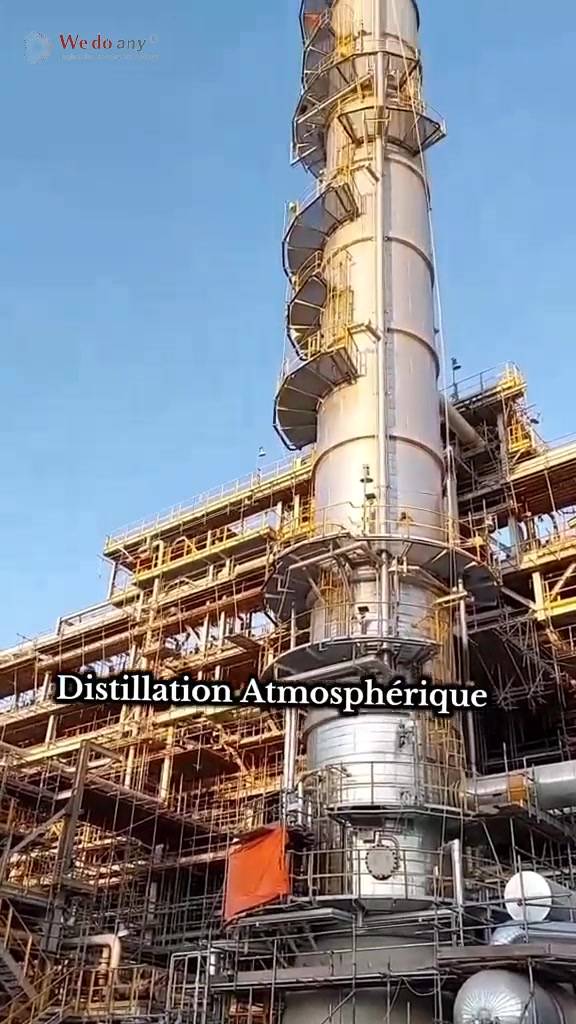 Distillation Atmosphérique  وحدة التقطير الجوي  #Sonatrach  #ProcessEngineering #Distillation #Raffi