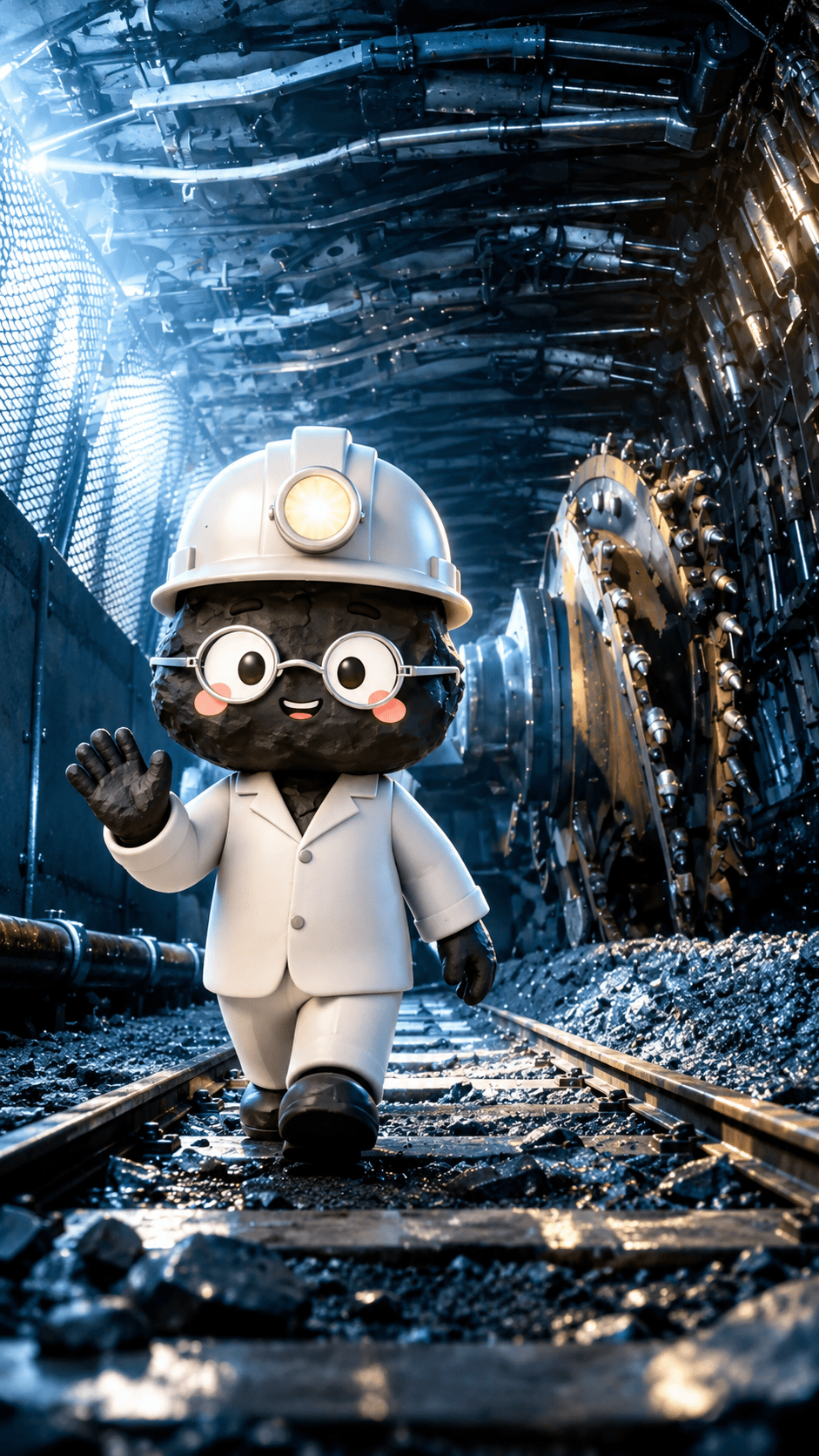 井下C位采煤机进化！矿工告别井下煤灰，坐太空舱采煤！