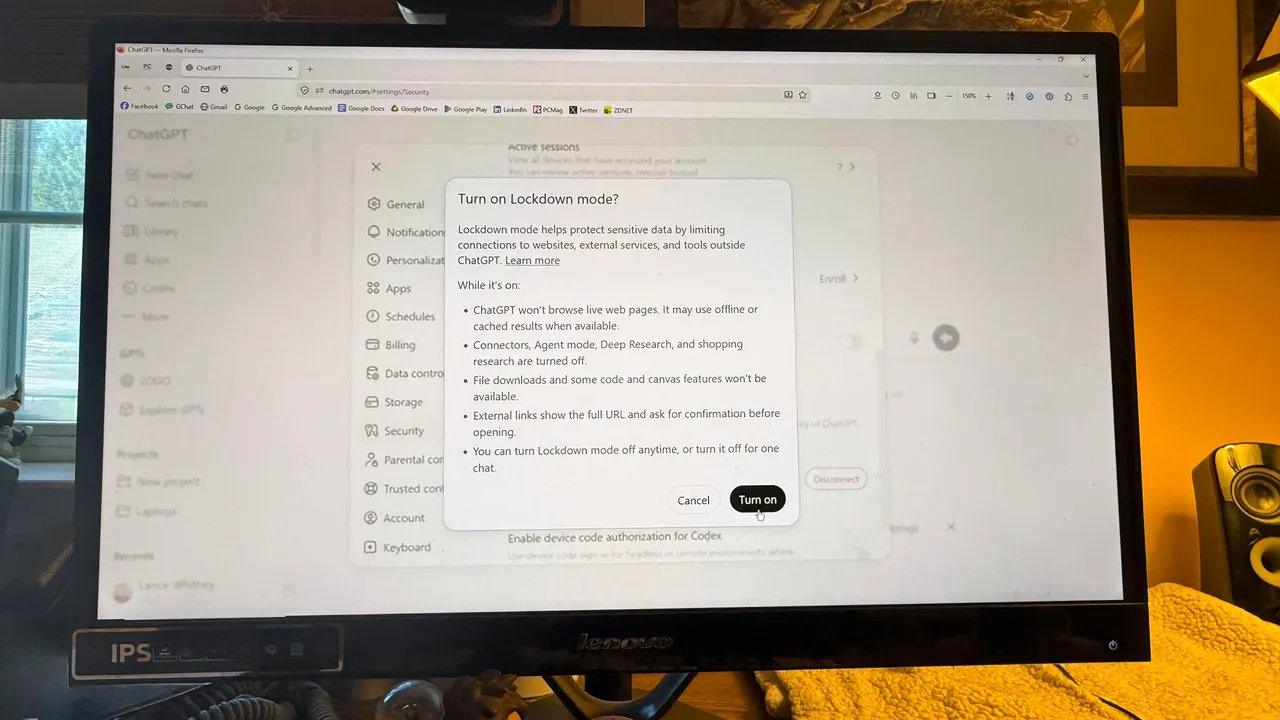 ChatGPT 的锁定模式