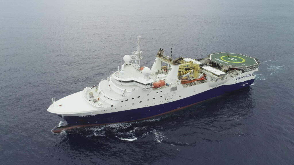 Schiff SW Empress; Quelle: Shearwater