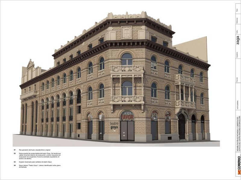 Lançado concurso para reparação do telhado e fachadas do Centro Aragonês de Barcelona