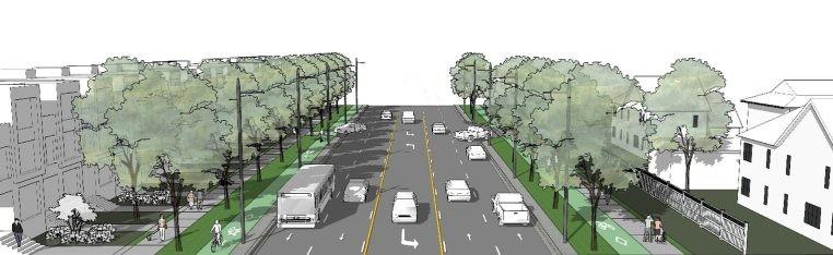 Rendering of the Ninth Line after completion