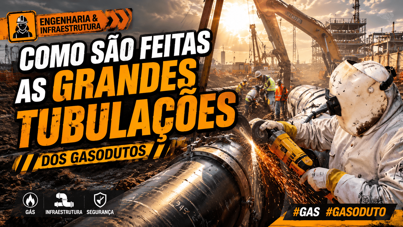 Como são feitas as grandes tubulações dos gasodutos
