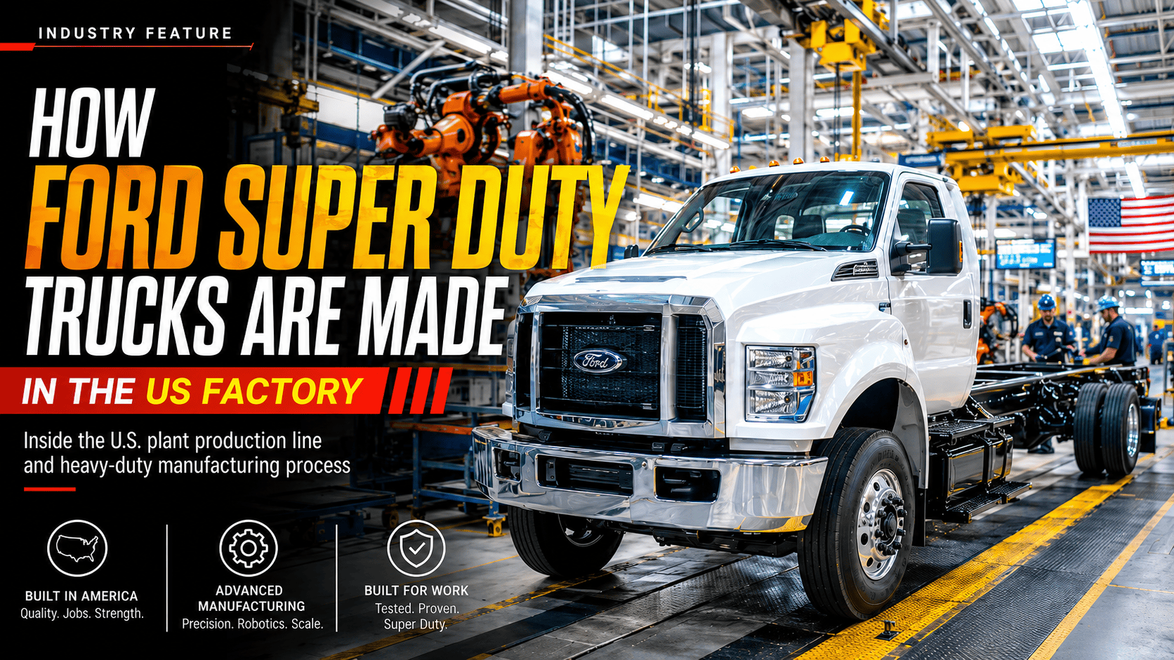 This is how ford super duty trucks are made in the us factory  #engine #factory #toyota #viral100k #