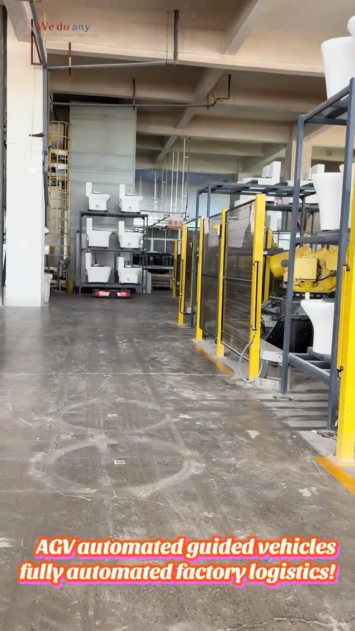 AGV-the unsung heroes behind intelligent manufacturing ?‍?  #intelligentmanufacture #modernfactory #