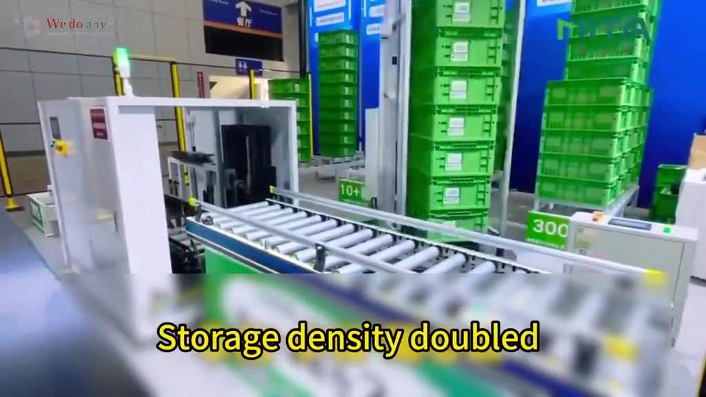 The box handling robot is specially designed for the footwear and apparel industry. No warehouse she