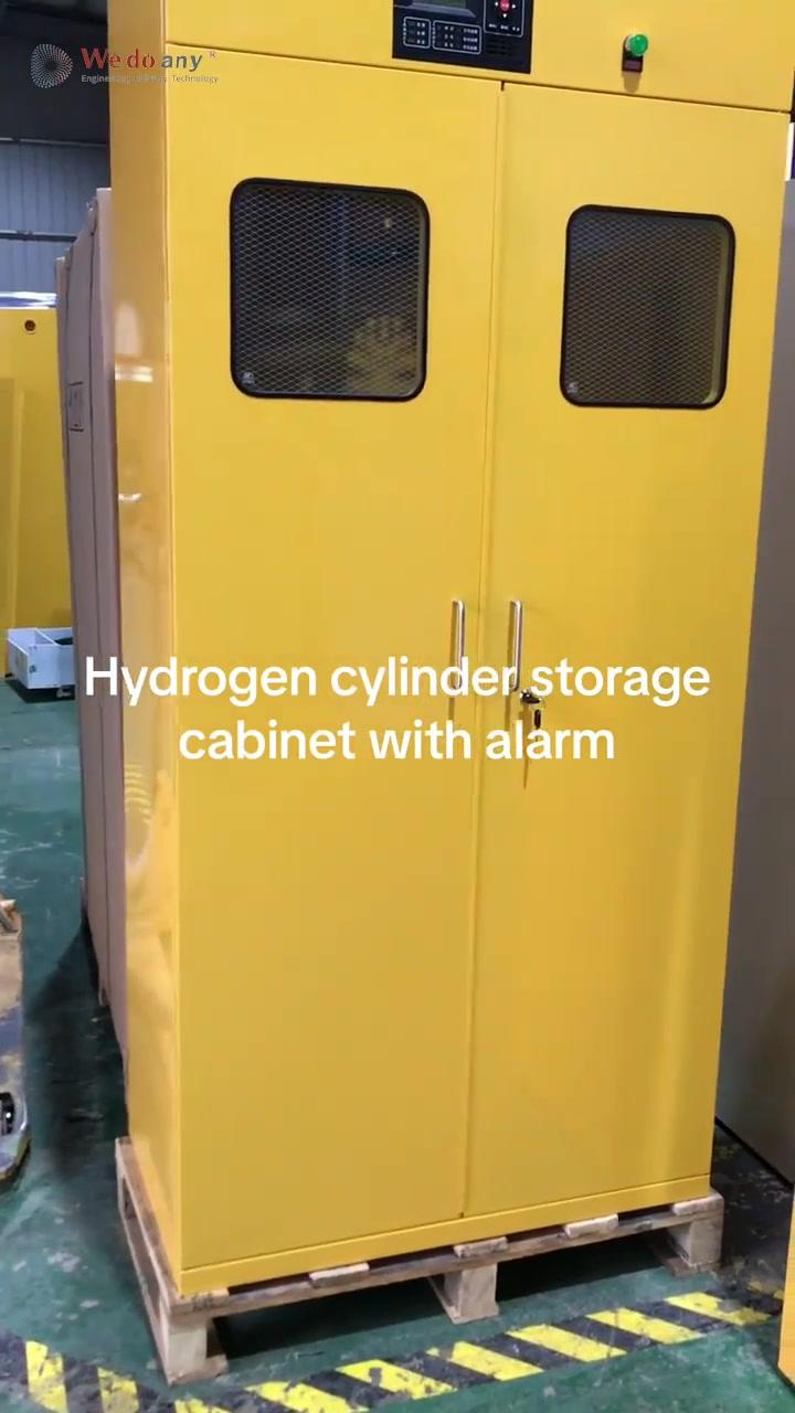 #Hydrogen Cylinder Cabinet#Cylinder Cabinet with Alarm#Intrinsically Safe Cylinder Cabinet#Explosion