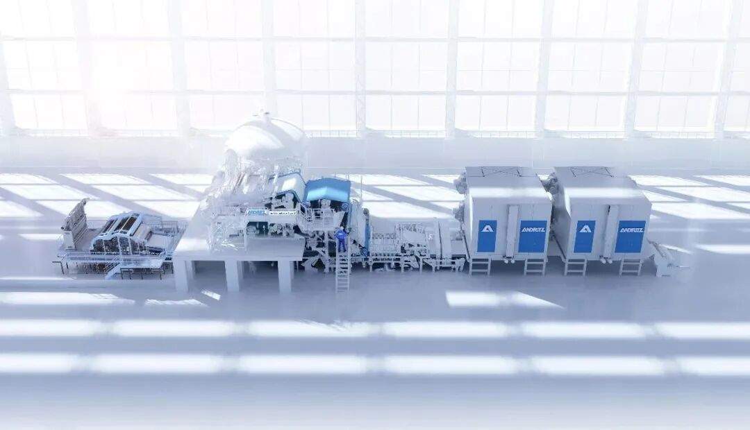 安德里茨neXline wetlace™混合技术生产线——灵活生产可持续湿巾材料 ©ANDRITZ