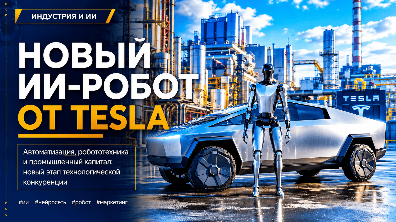 Новый ИИ-робот от Тесла на подходе.