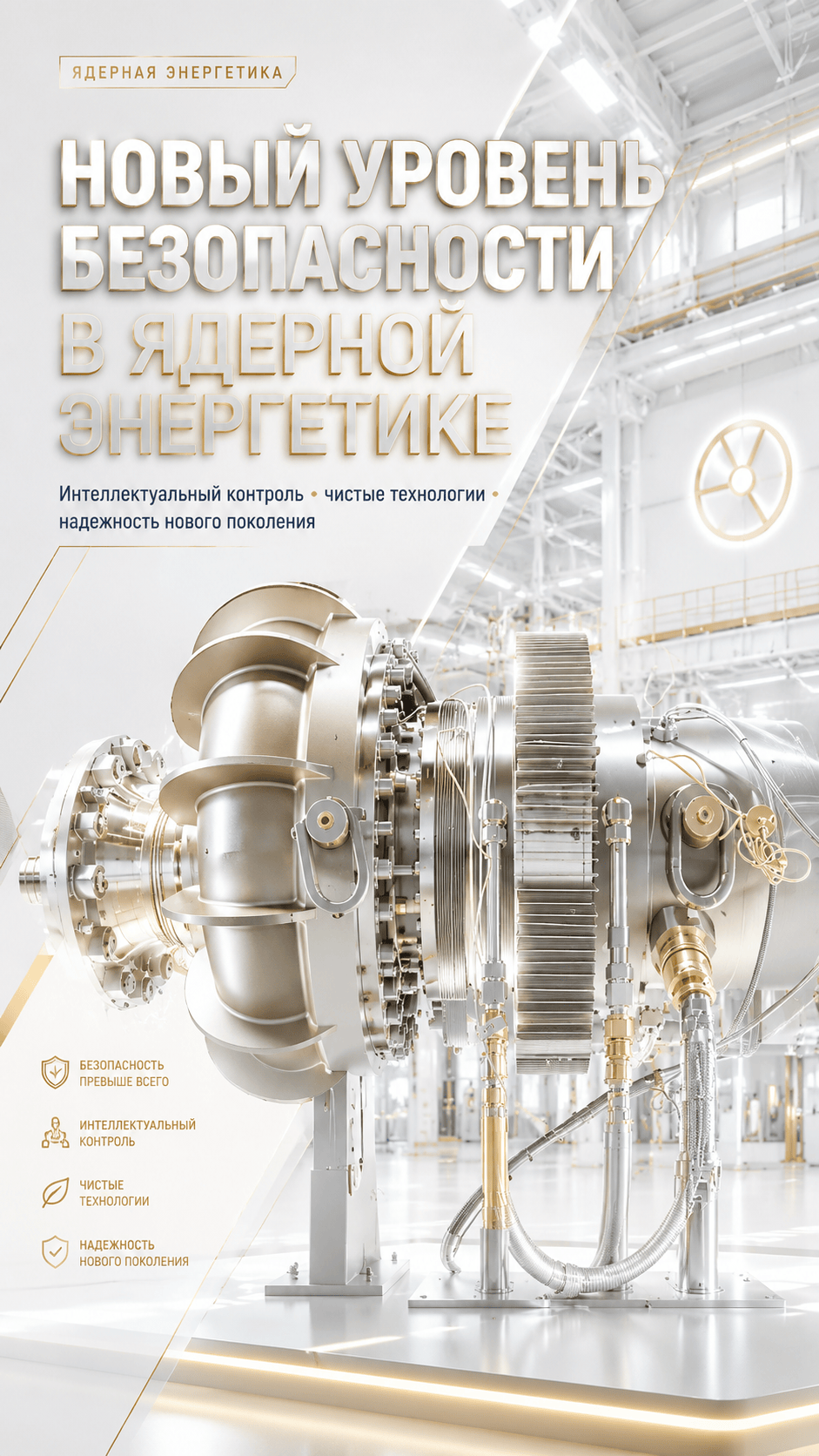 Новый уровень безопасности в ядерной энергетике.