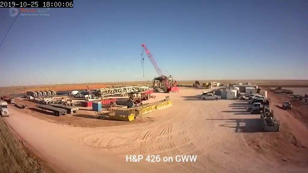 Time lapse of drilling rig move and drilling operations. #foryou #foryoupage #oil #texas #drilling #