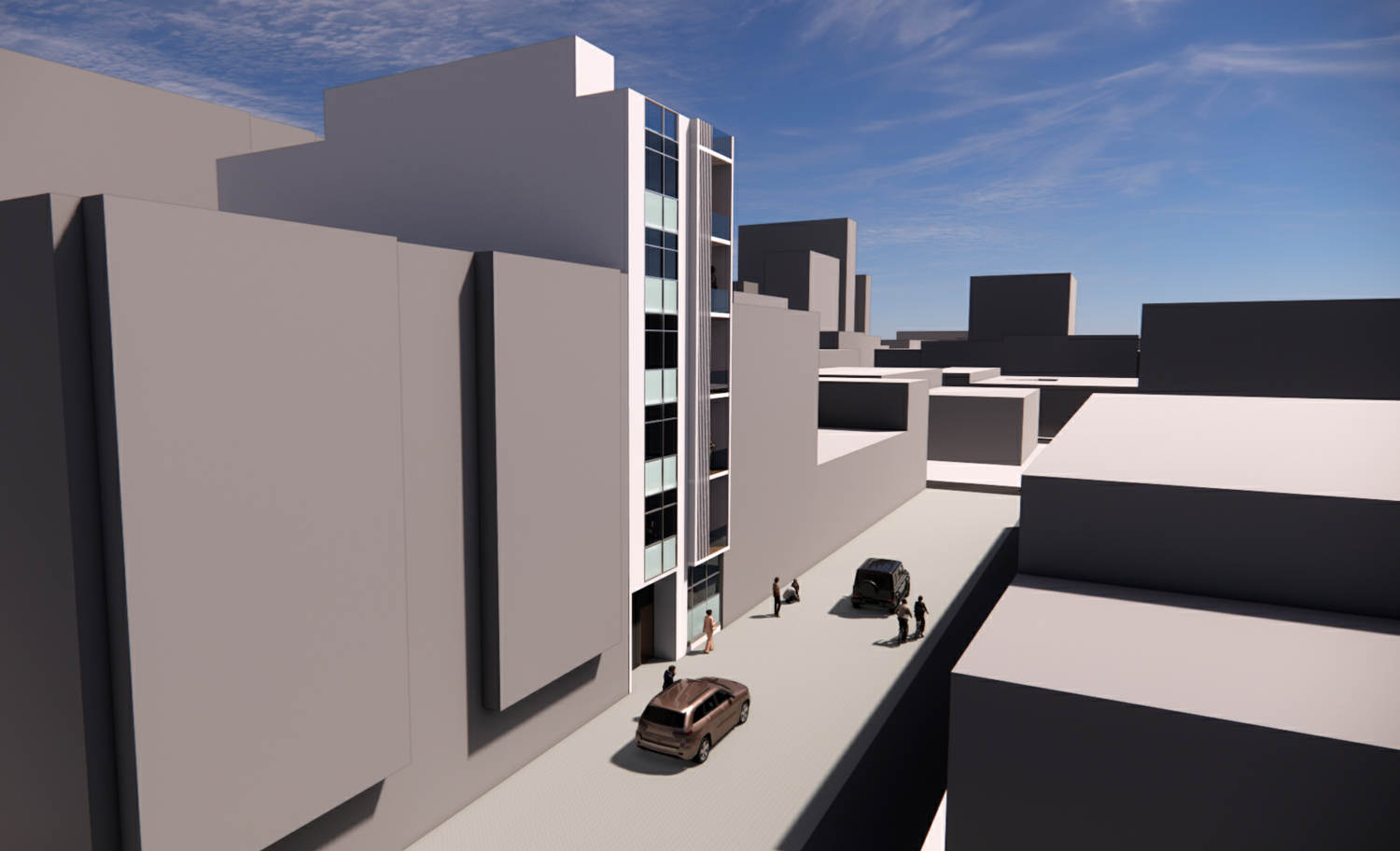 926 Natoma Street,由 dsk architects 渲染