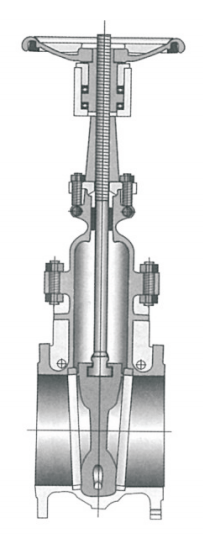 CAST STEEL WEDGE GATE VALVE