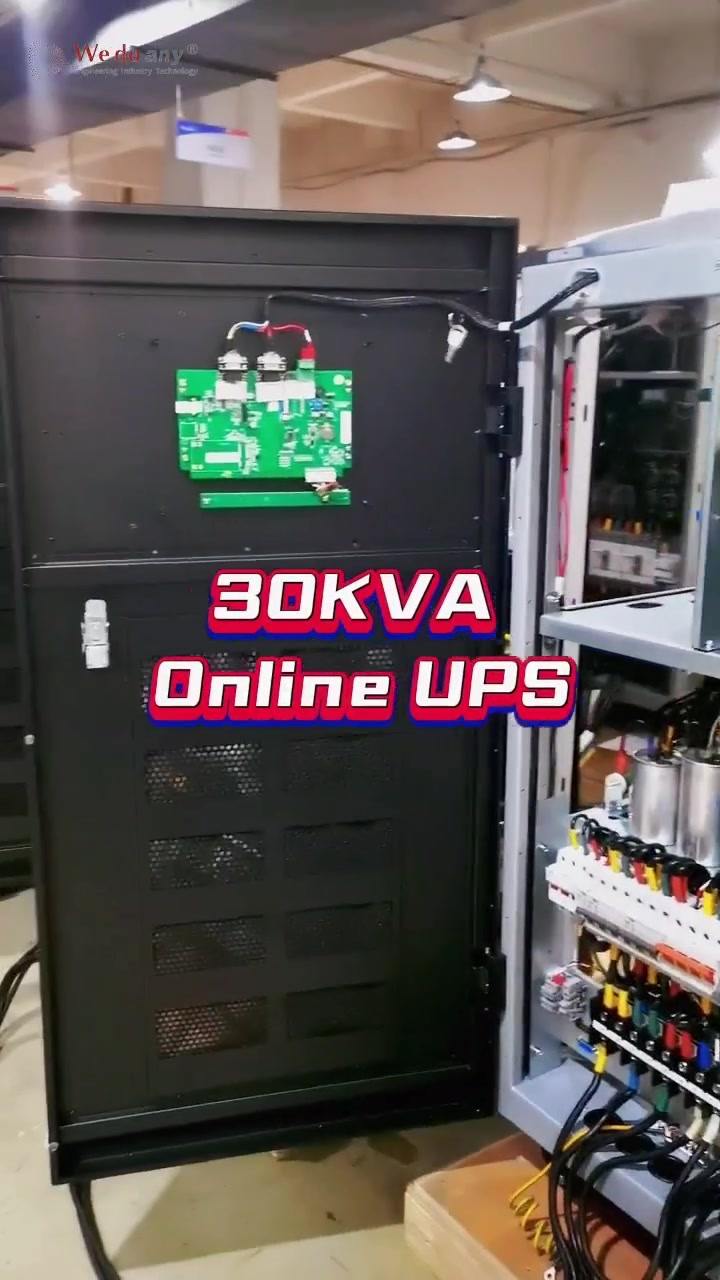 30KVA Online UPS #OnlineUPS #3PhaseUPS #UPSpower #UPSsystem #ThreePhaseUPS #ThreePhaseOnlineUPS #Low