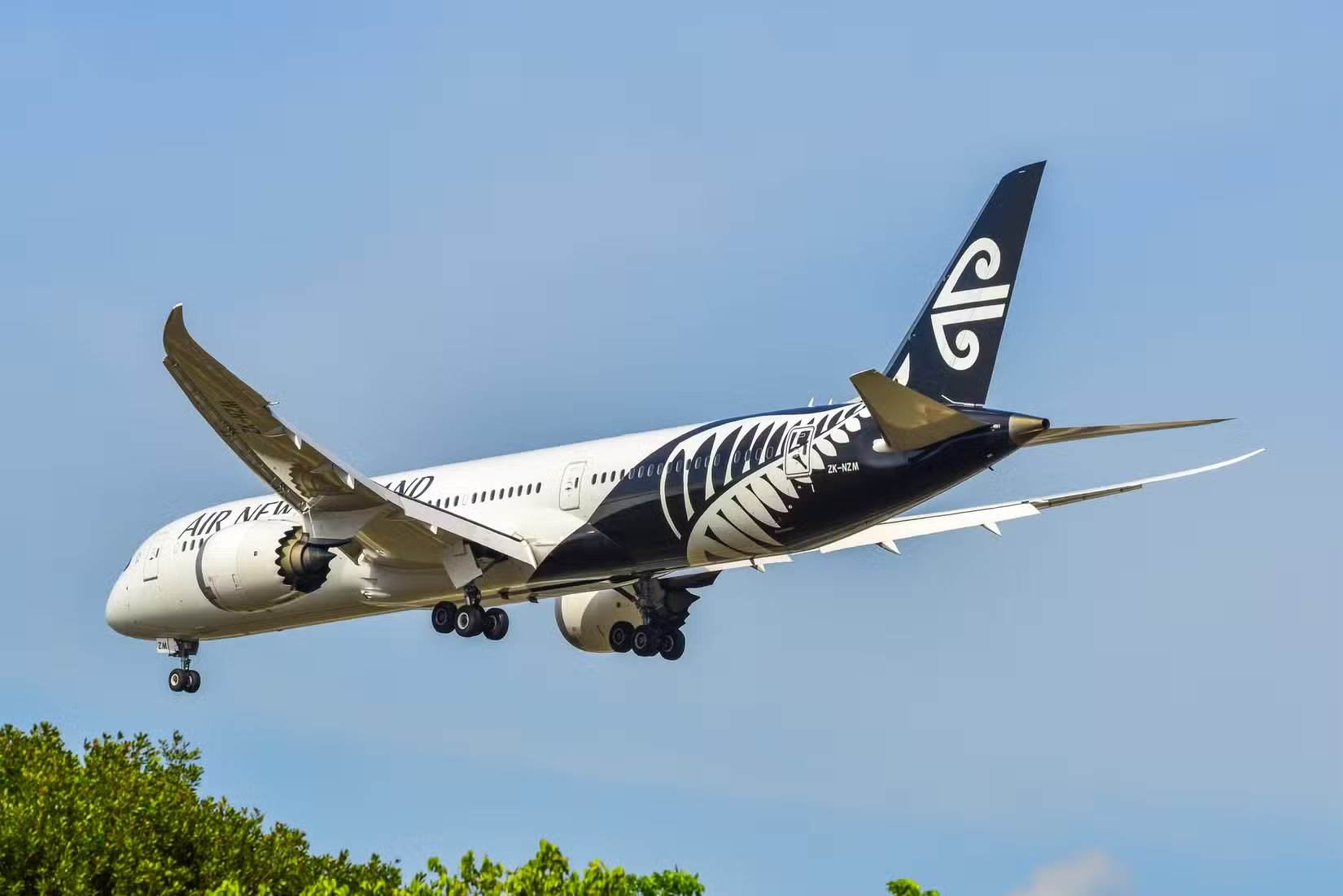 Air New Zealand Boeing 787-9 im Anflug