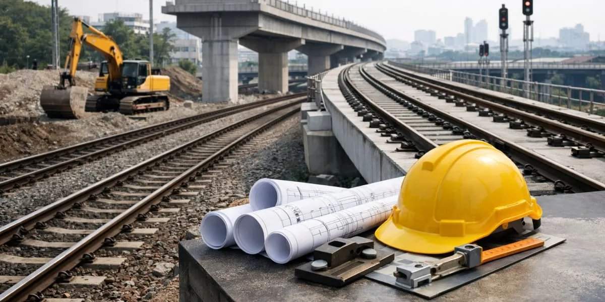 Südliche Eisenbahngesellschaft schreibt Ausschreibung aus: Fünfte und sechste Eisenbahngleise in Chennai