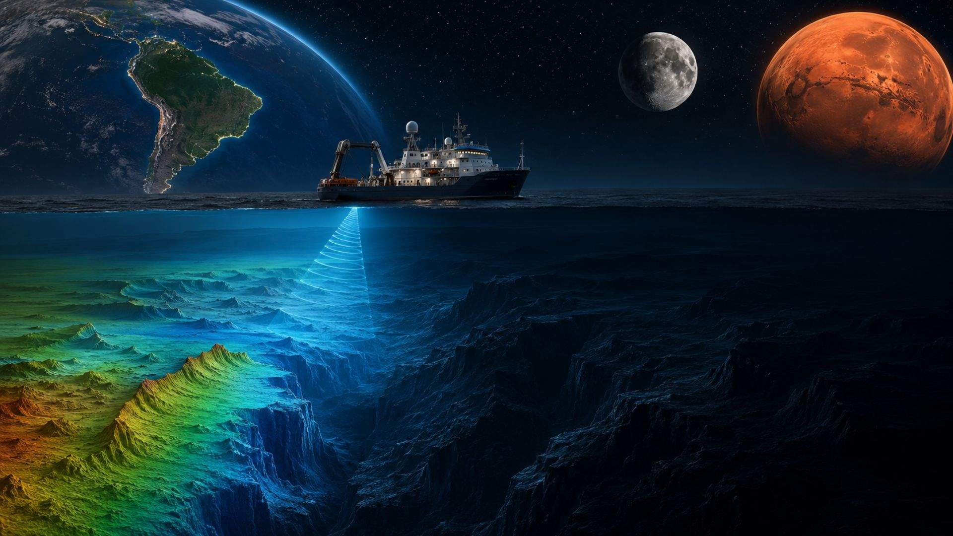 Nur 28 % des Meeresbodens sind präzise kartiert – weniger als der Mars, was für Brasilien von strategischer Bedeutung ist und mit der Souveränität über die „Blaue Amazonas“ zusammenhängt.
