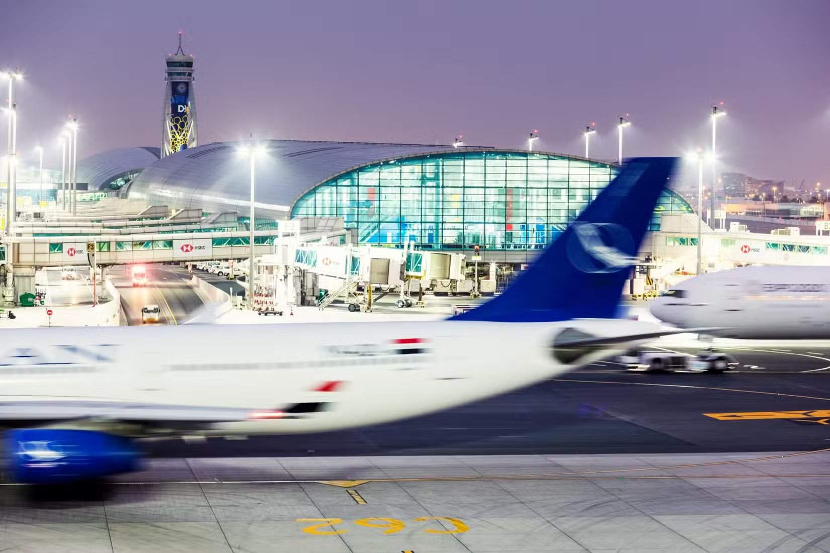 DXB Apron Syrian Air