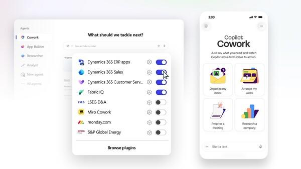 微软的 AI 代理工作工具 'Copilot Cowork' / 图片来源=韩国微软
