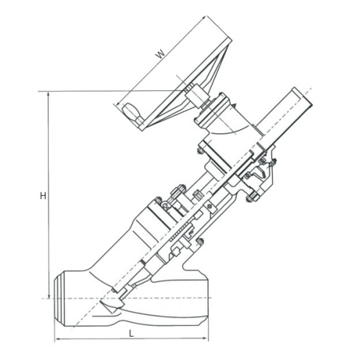 PRESSURE SEAL GLOBE VALVE