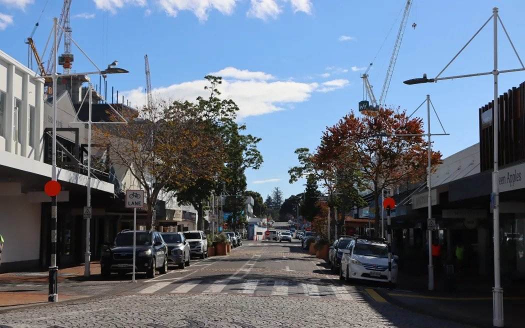 وسط مدينة تورانجا (Tauranga).