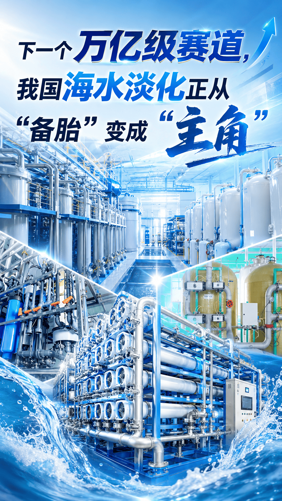 下一个万亿级赛道？我国海水淡化正从“备胎”变“主角”