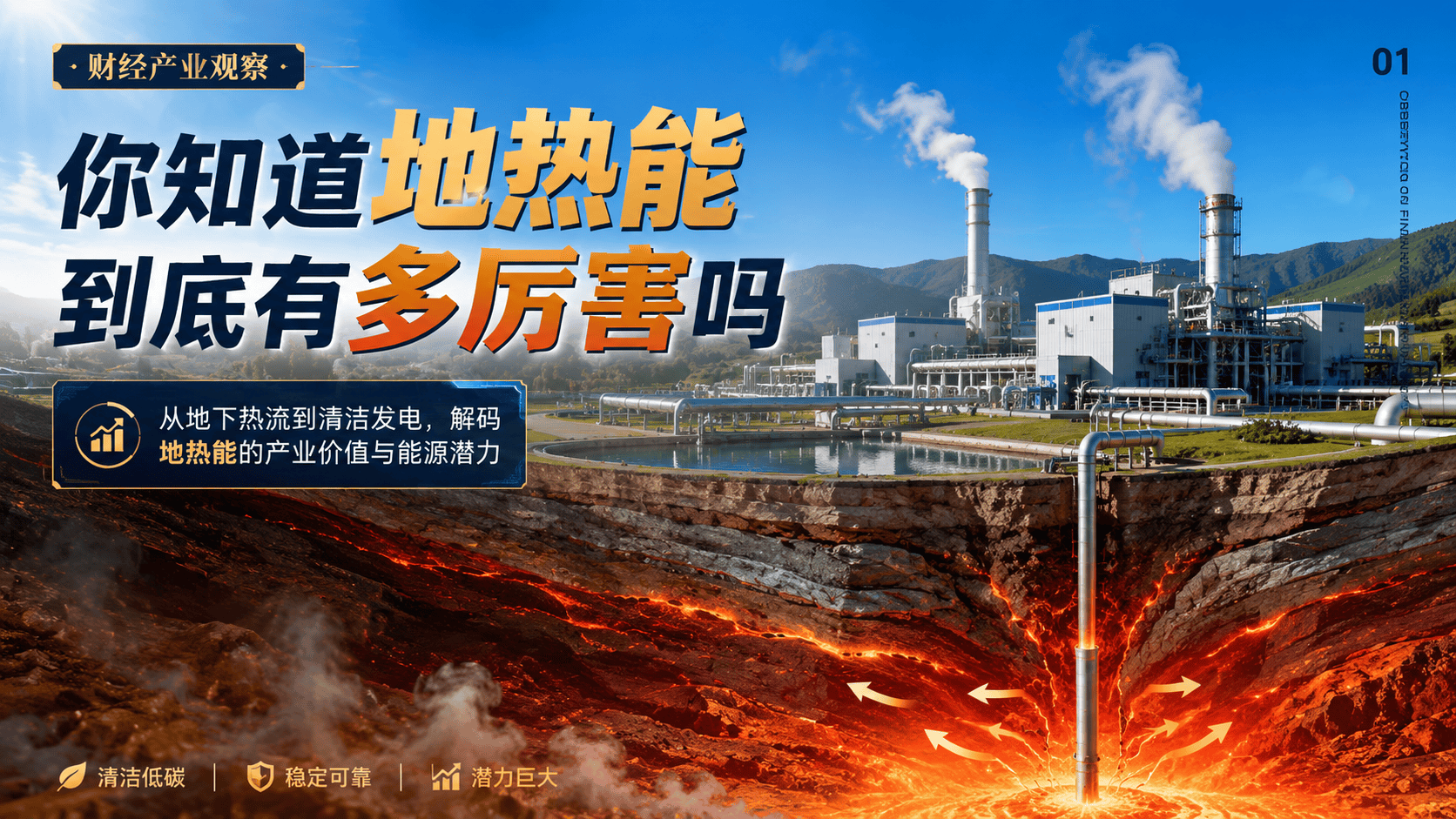 你知道地热能到底有多厉害吗 #地热能 #地球 #百科 #知识前沿派对 #能源