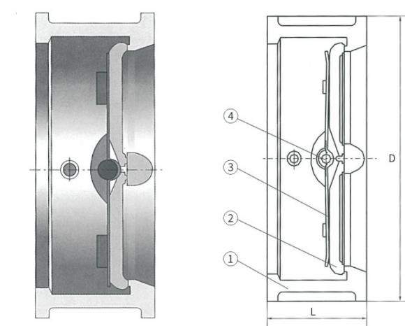 DUAL PLATE WAFER CHECK VALVE