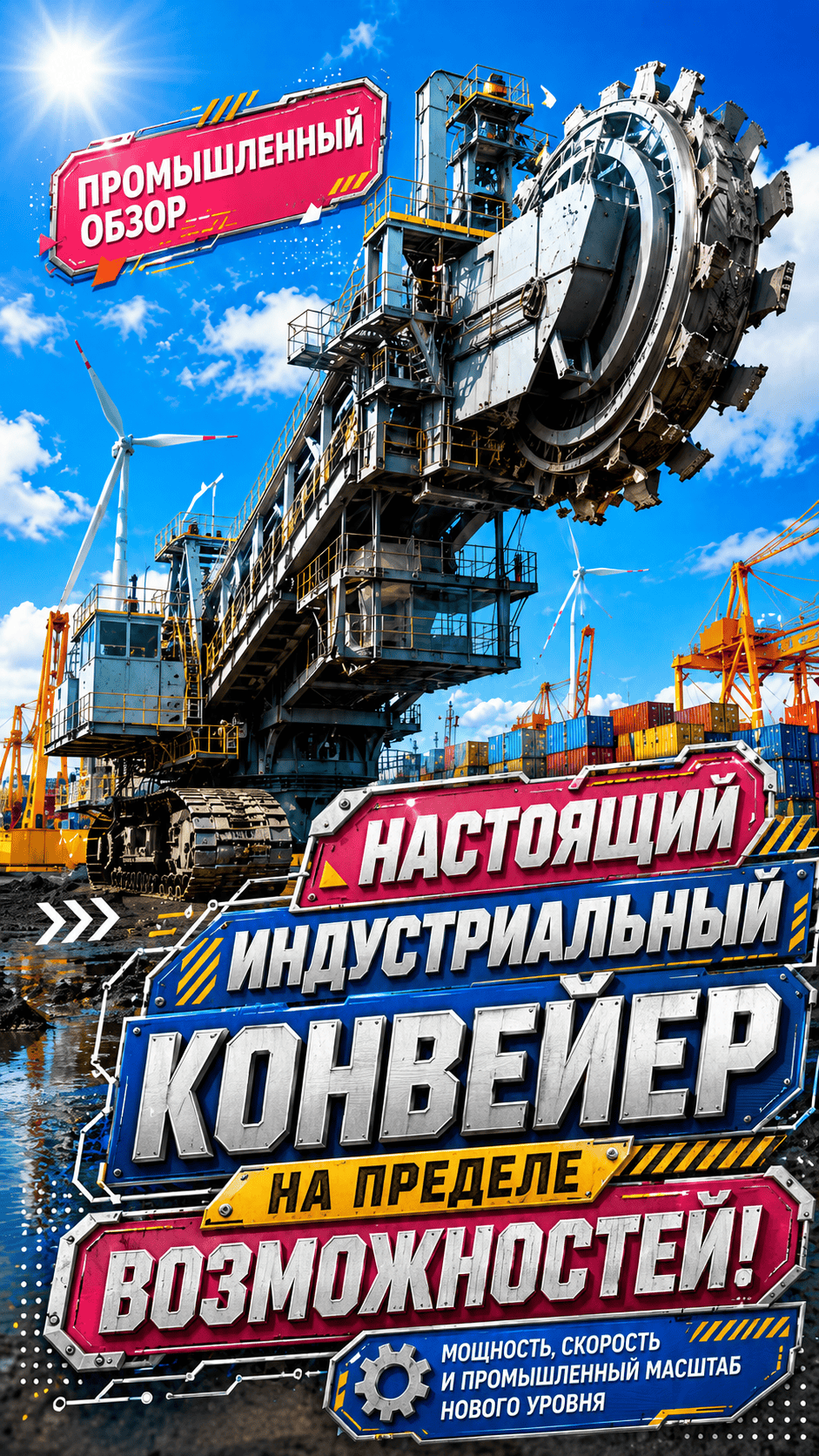 Настоящий индустриальный конвейер на пределе возможностей!