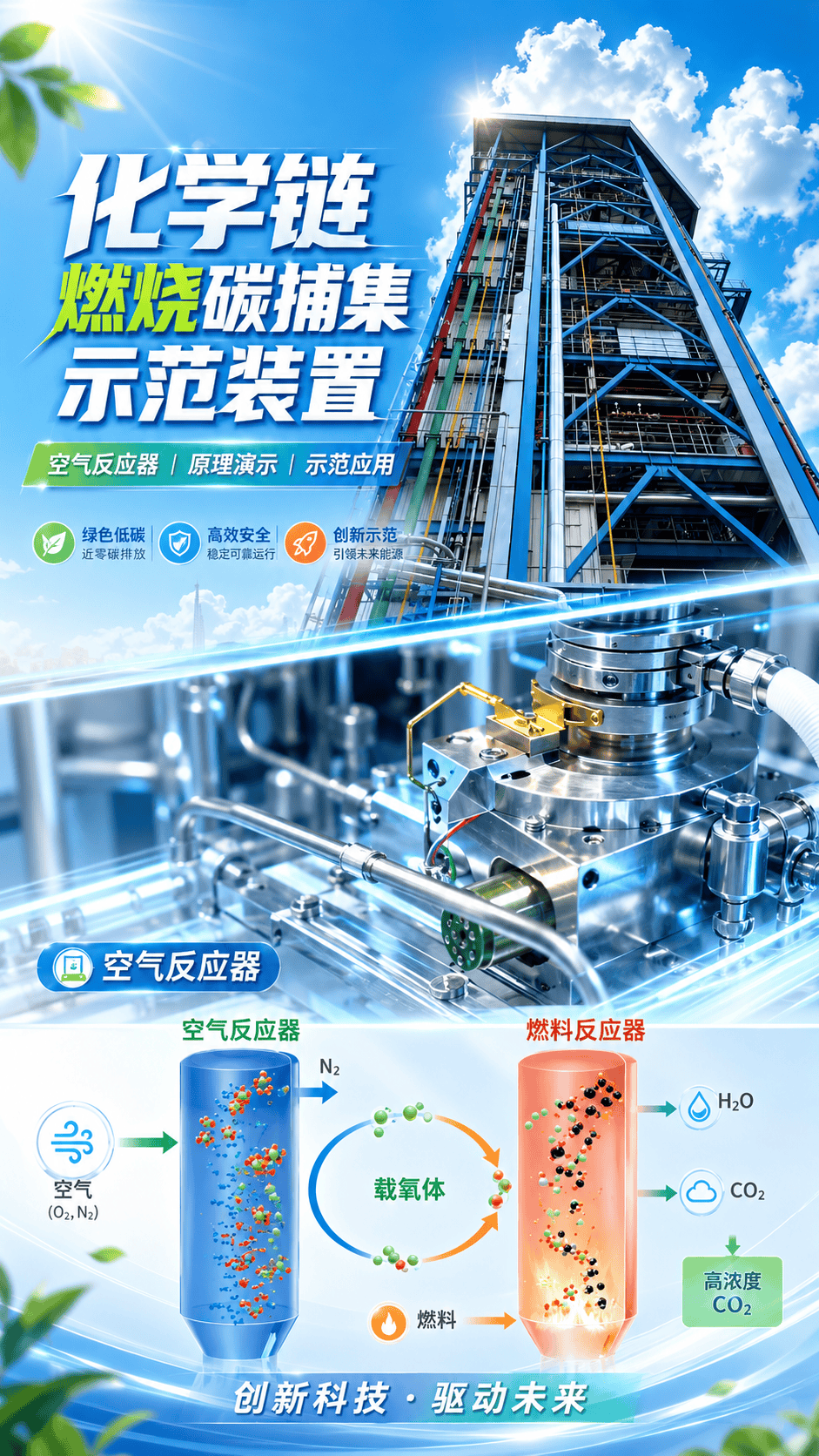 全球最大化学链燃烧碳捕集示范装置，预计2027年投运