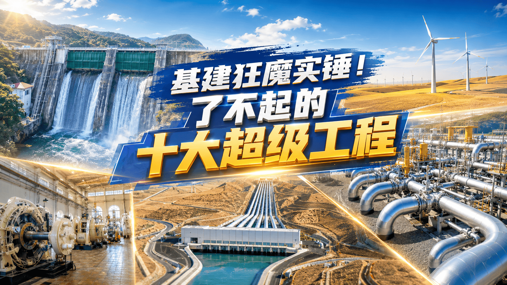 基建狂魔实锤！这十大超级工程，每一个都改写国运