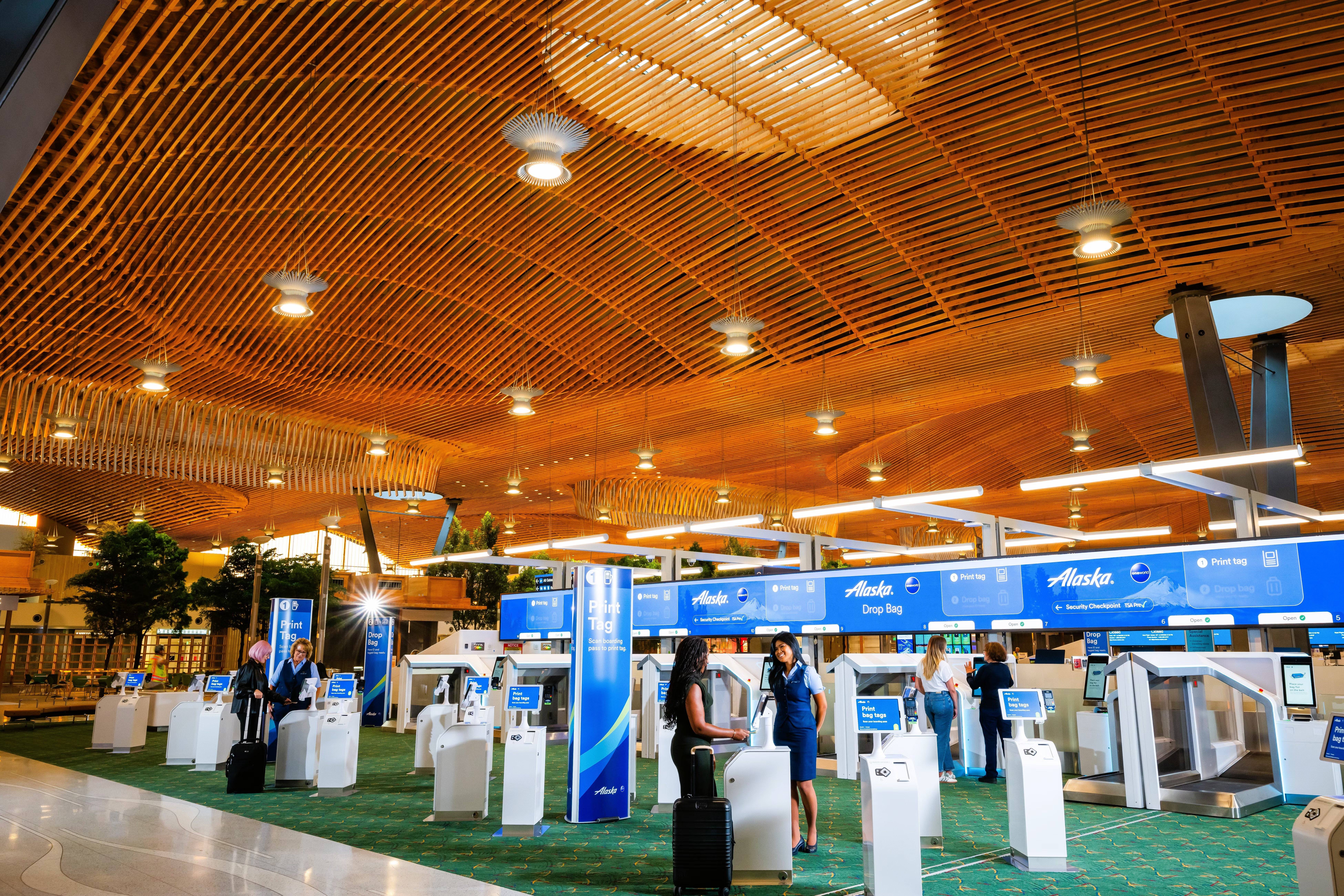 Terminal PDX d’Alaska Airlines