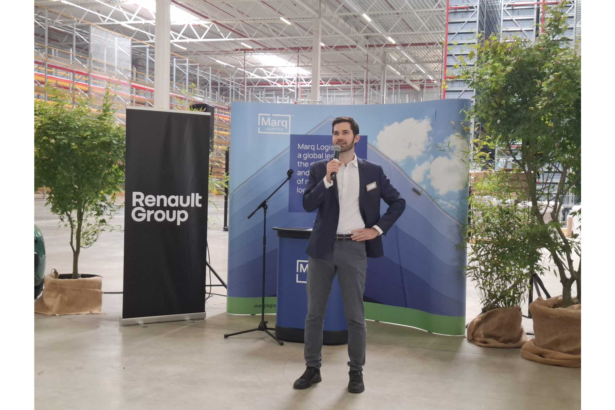 Florian Kraft, CEO da Renault Alemanha, afirmou na inauguração do centro logístico de peças em Brühl:
