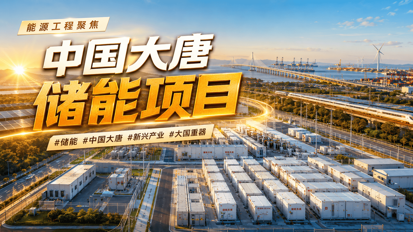 中国大唐储能项目#储能 #中国大唐 #新兴产业 #大国重器