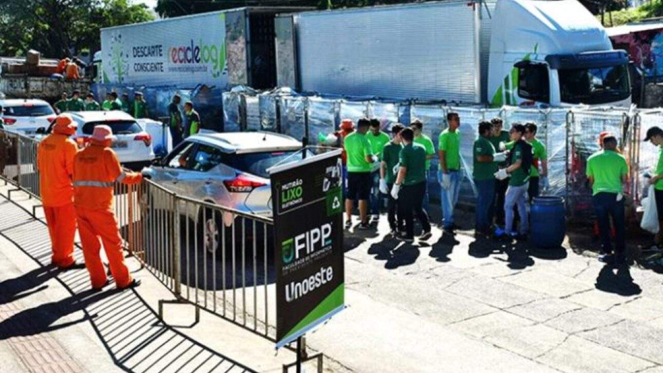 Presidente Prudente recicla más de 800 toneladas de residuos electrónicos en una acción masiva con 300 voluntarios, realizando una disposición ambientalmente correcta.