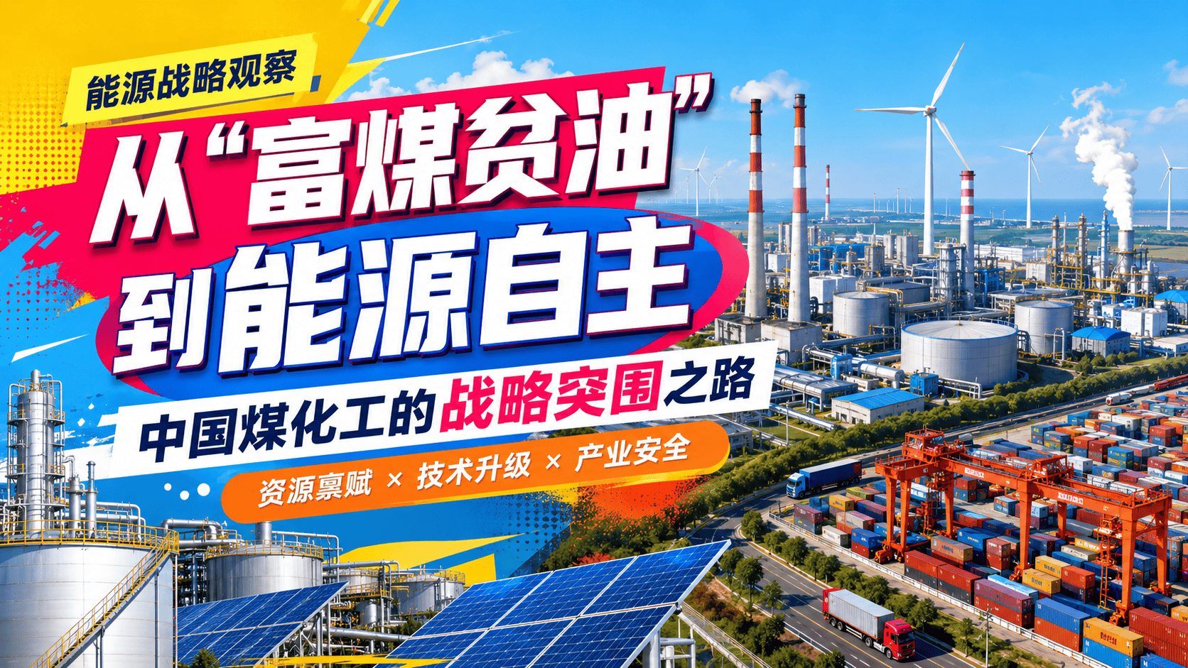 从“富煤贫油”到能源自主：中国煤化工的战略突围之路 #煤化工塑料 #塑料 #煤 #环保 #黑科技