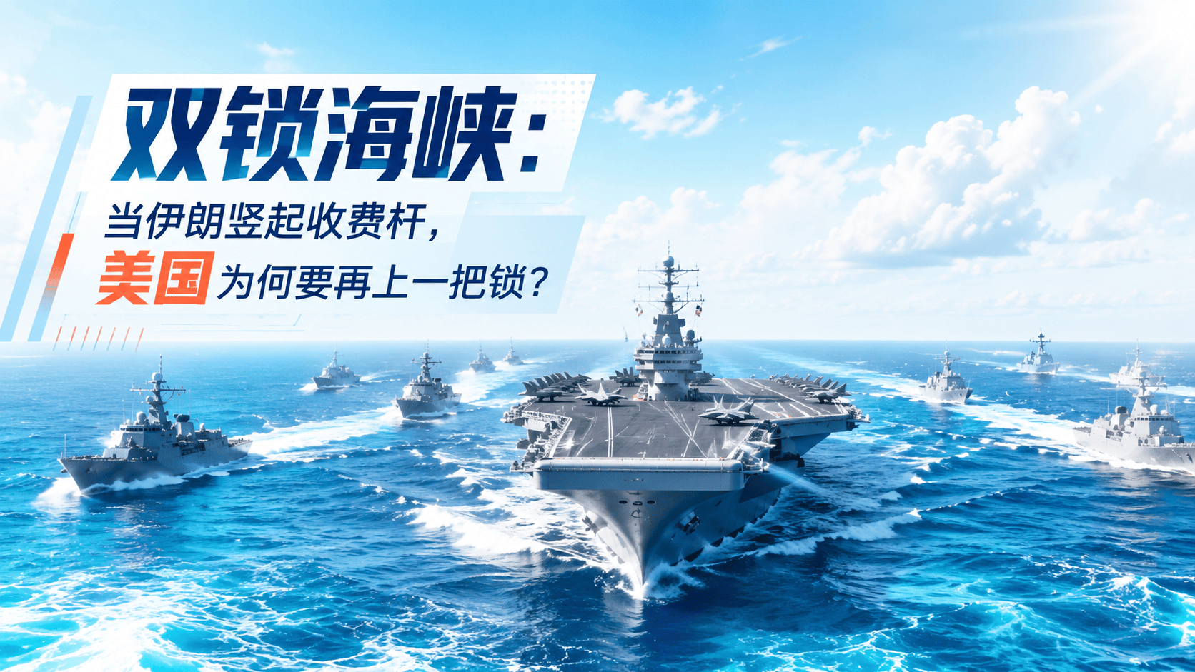 双锁海峡：当伊朗竖起收费杆，美国为何要再上一把锁？