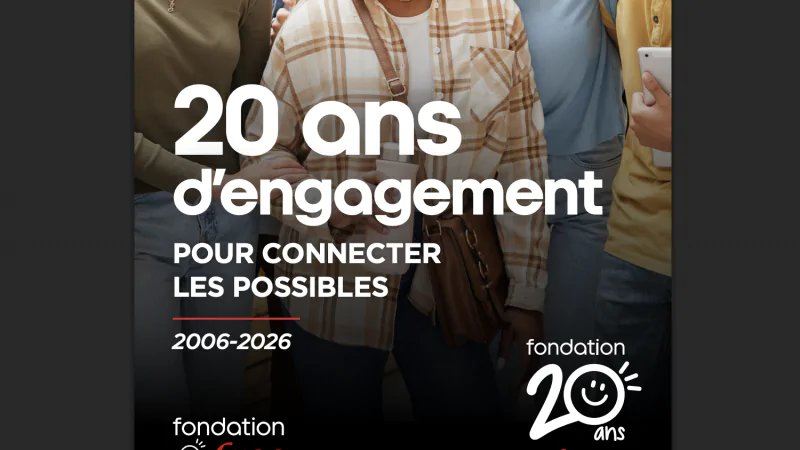 Everyone knows the operator Free, but few are familiar with its foundation: it celebrates '20 years of commitment to connecting possibilities'