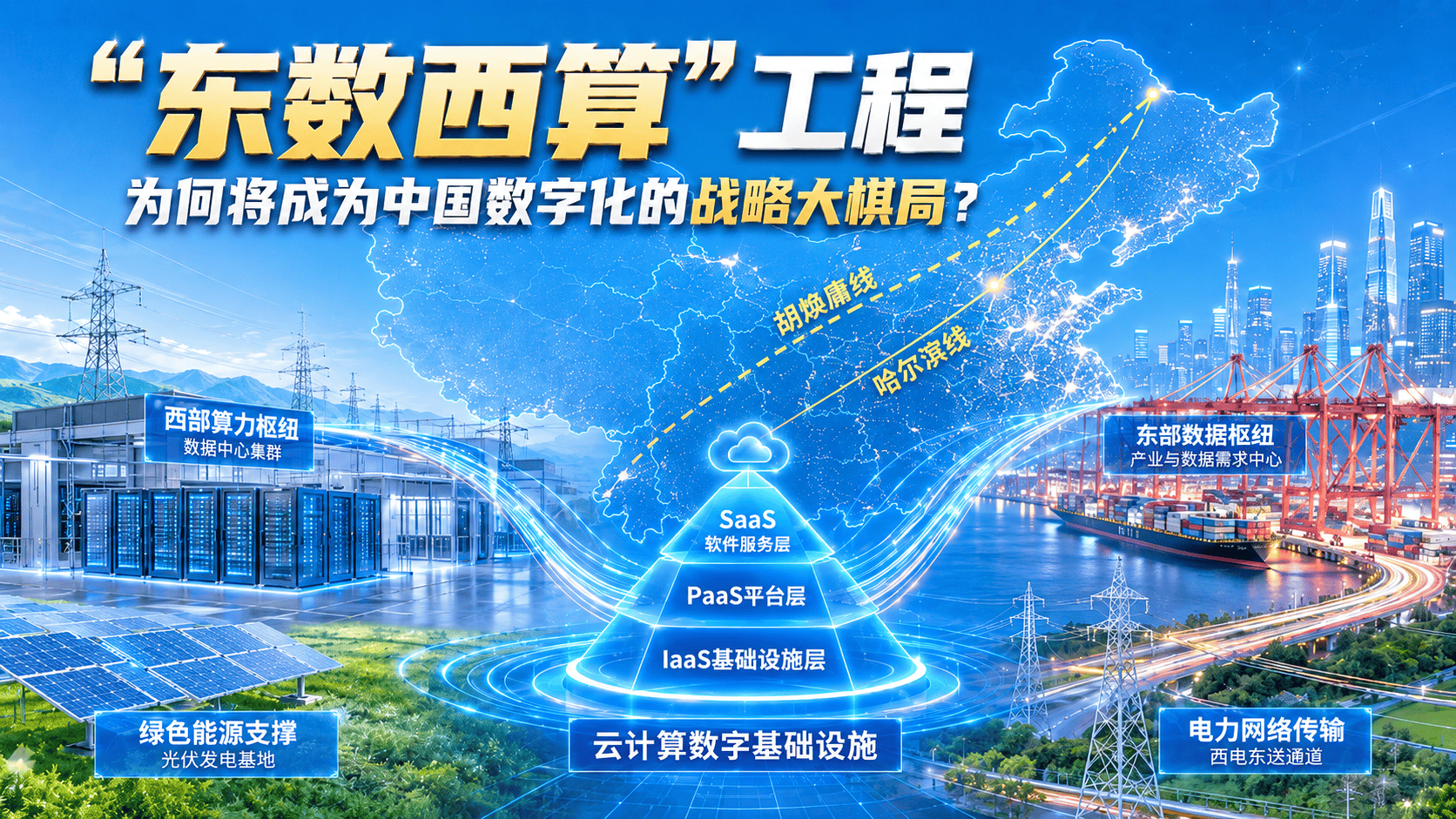 “东数西算”工程，为何将成为中国数字化的战略大棋局？