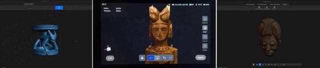 SHINING 3D EinScan Libre zur Digitalisierung der Skulpturensammlung der Afroasiatic Gallery in Bremen