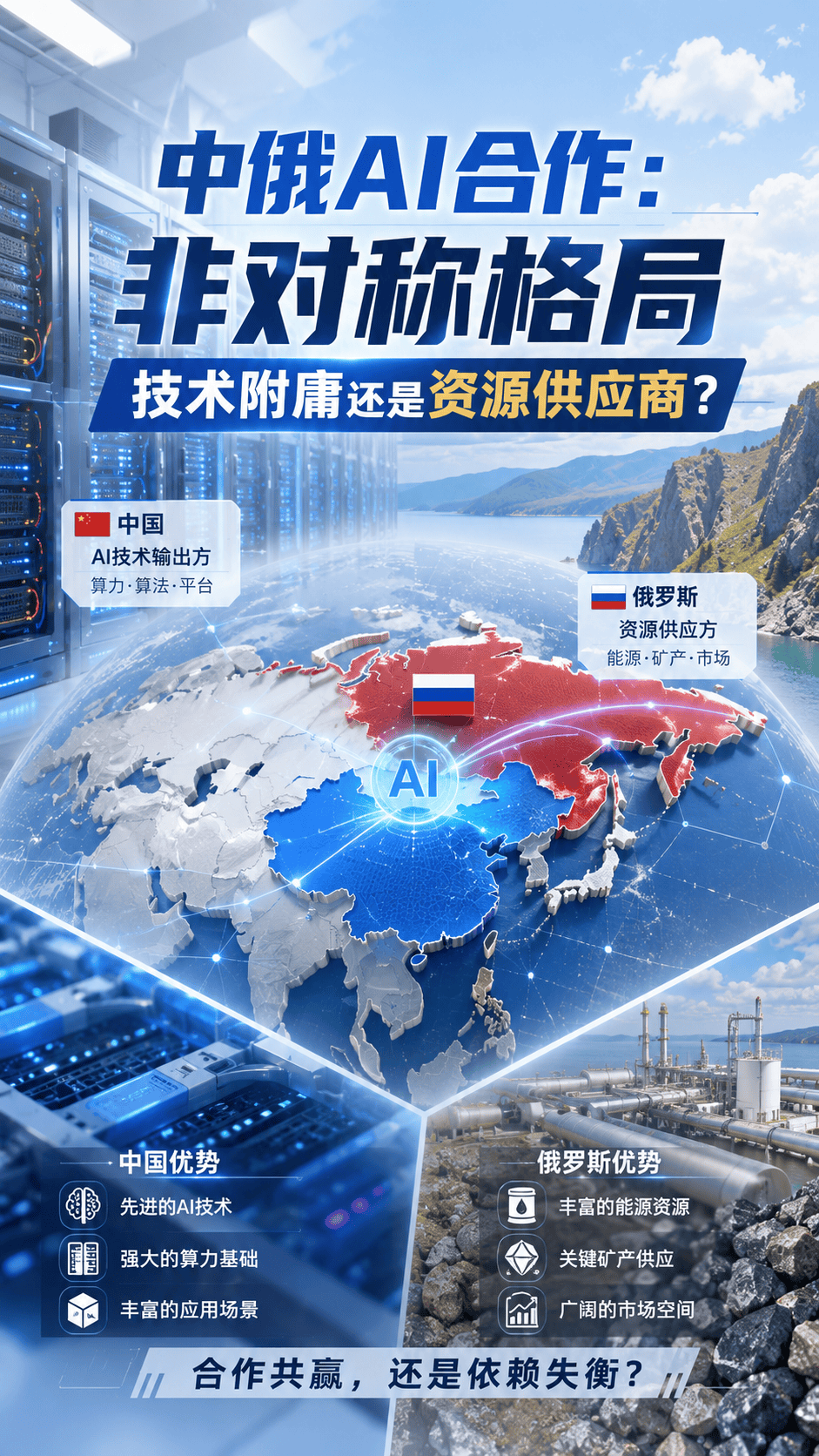 技术附庸还是资源供应商？中俄AI合作的非对称格局