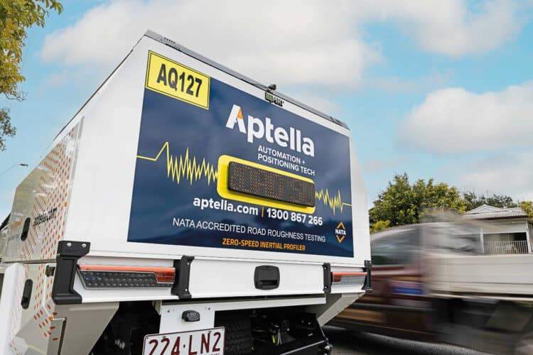 Aptella provides intelligent positioning, machine control, and automation technology for the construction, mining, and geospatial industries worldwide. Image: Aptella